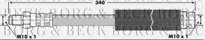 BORG & BECK bbh6716 -  Тормозной шланг